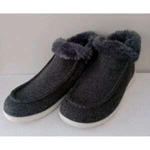 Women's Makalu California Marty Comfort Cozy Booties Ankle Boots Gray Size 8M